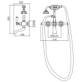 Vanir shower mixer with shower