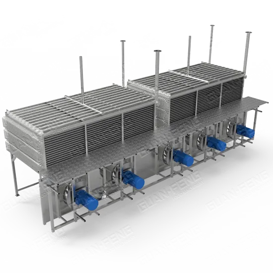 French Fries Fluidized IQF Freezer