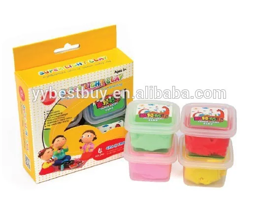 Air dry super light clay expanded soft clay for kids art&craft