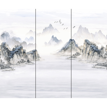 بلاطة صخرية مصقولة لنهر البحر الجديد