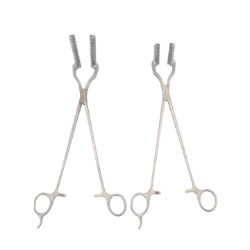 Stainless Steel laparoscopic purse string clamp forceps