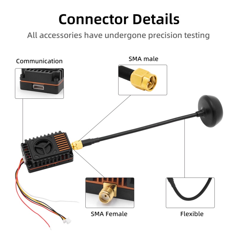VTX 6.1G 7.2G 3W Video Transmitter 9