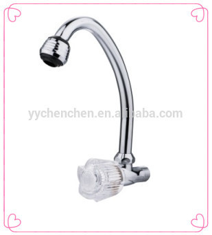 zinc body zinc plastic handle zinc cartridge with iron tube kitchen faucet MO-E-003D