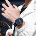 wholesale silicone strap watchband quartz watches for men