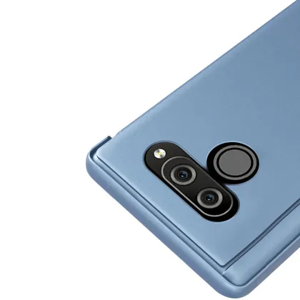 Clear View Mirror Case for LG V50 Smart Flip Cover for LG Q60/K50