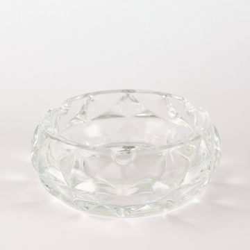 Best Selling Clear Glass Engraved Ashtray