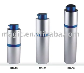 Hot selling 15.30.50ml Rotary cosmetic airless pump bottle plastic airless bottle airless serum bottle