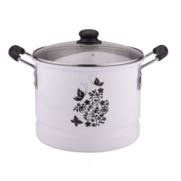 White 20QT Clam/Lobster Steamer Set with Color Change Pattern: Your Perfect Cooking Companion