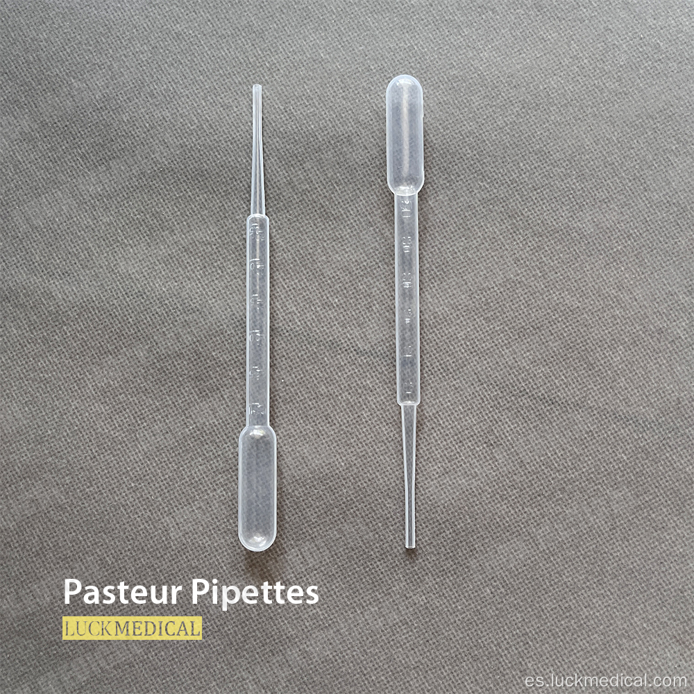 Pipetas Pasteur de plástico desechables