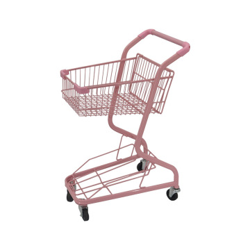 Double-Layer Shopping Cart with Portable Platform Structure