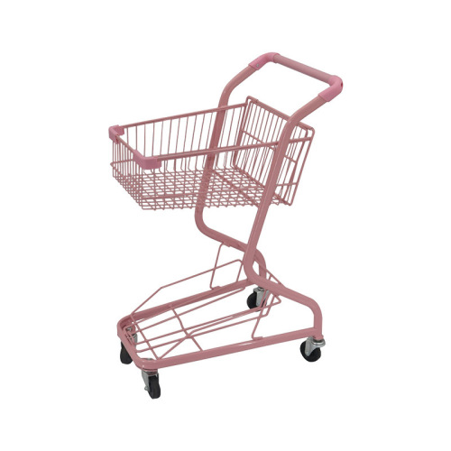 Double-Layer Shopping Cart with Portable Platform Structure