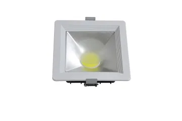 White Commercial Square Led Cob Downlight 30w , 80 Degree Beam Angle