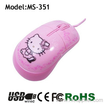 Usb Pink Hello Kitty Gift Mouse For Notebook In Shenzhen 