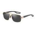 Gold Aviator Retro Men Sonnenbrille für Strand