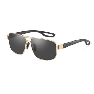 Gouden Aviator Retro Men Zonnebril voor strand