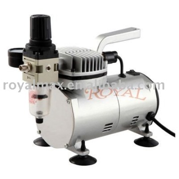 Mini Airbrush compressor Royal TC-22C for tattoo, modelling