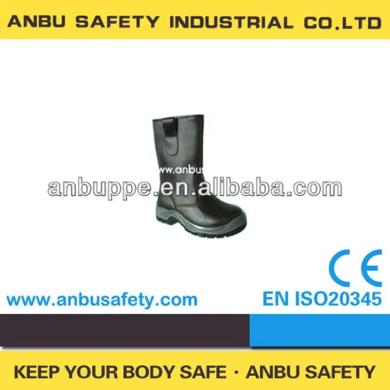 100%Genuine Leather Rubber Safety Protective Shoes Boots