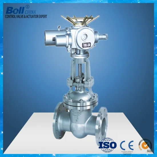 6 inch water flexible wedge Gate Valve with motor operated actuators