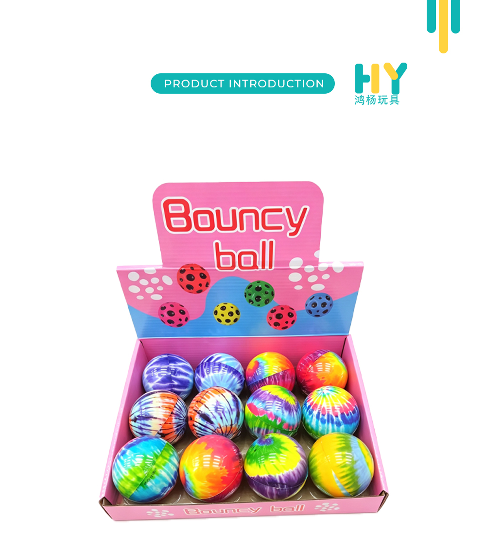 Multi Swirl Rainbow Fidget Bounce Balls X