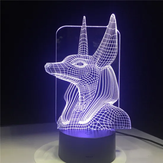 Wholesale Acrylic 3D USB LED Night Lights for Home Decor
