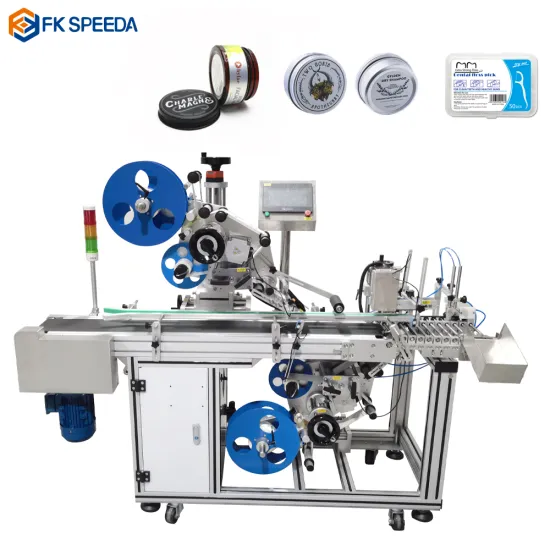 FK814 High-Speed Dual-Head Cosmetic Bottle Labeling Machine