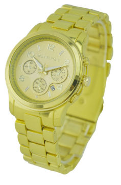 Mk Automatic Quartz Watches Anti Shock Lady Alloy Analogue Watch With Calendar