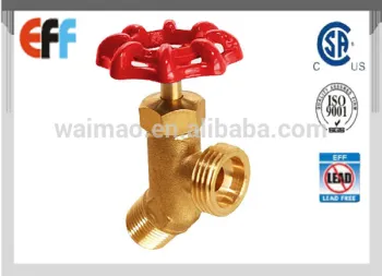 1/2"-- 3/4"Pipe and hose threads Angle Brass Stop Valve with CSA certificated