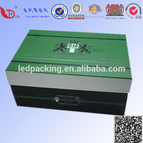 Customized art paper shoe box with good quality for packaging