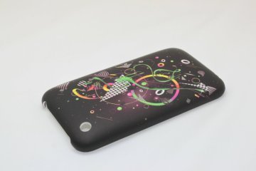 Mobile Phone Accessories Scrawl Plastic Apple Iphone 3gs Protective Case Back Cover