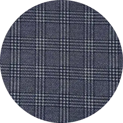 Knitted polyester cotton jacquard fabric