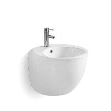 European Style White Wall Hung Wash Basin for Hotel