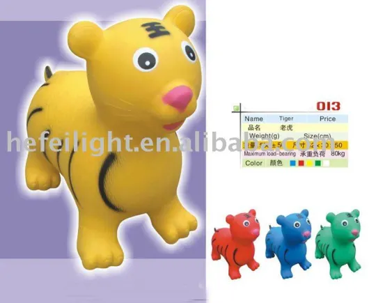 Inflatable tiger toy