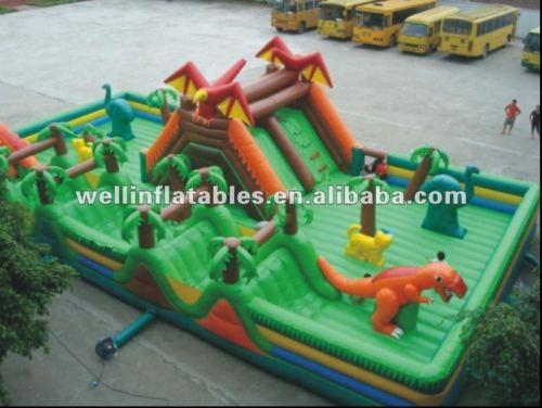 commercial giant inflatable playground / inflatable children playground / inflatable dragon city playground