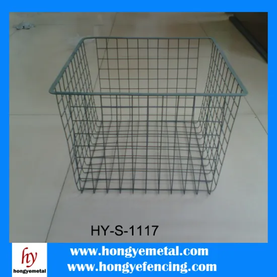 Foldable metal wire basket carts with 4 wheels