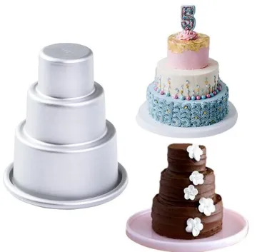 Mini cake mold Aluminum Muffin Pudding Mousse Mold