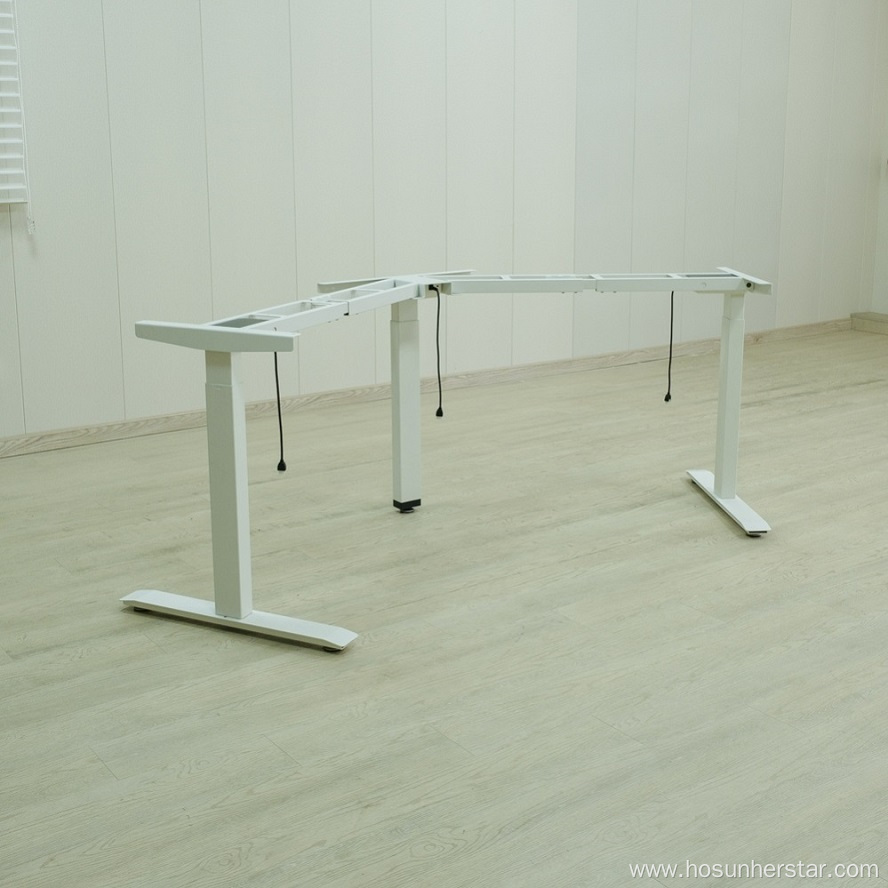 Multi angle office lifting desk frame