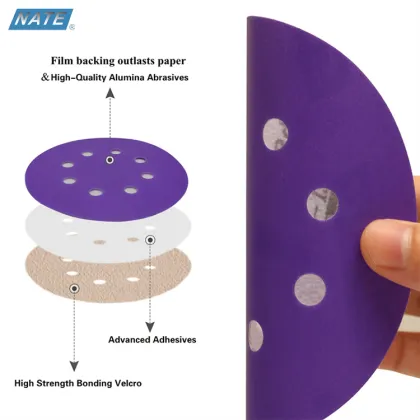 Purple Ceramic Sanding Disc Sanding Paper Abrasive Discs