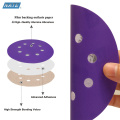 Papier de ponçage de ponçage en céramique violet disques abrasifs