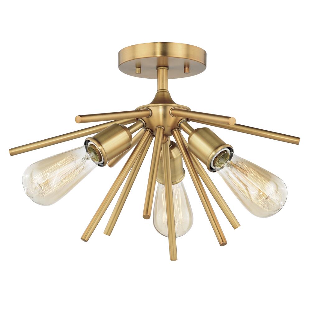C240636 ST58 LED Bulb Decorative Ceiling Lamp gold