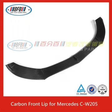 FRONT LIP CARBON FRONT BUMPER LIP FIT FOR MERCEDES C180 C200 C250 C300