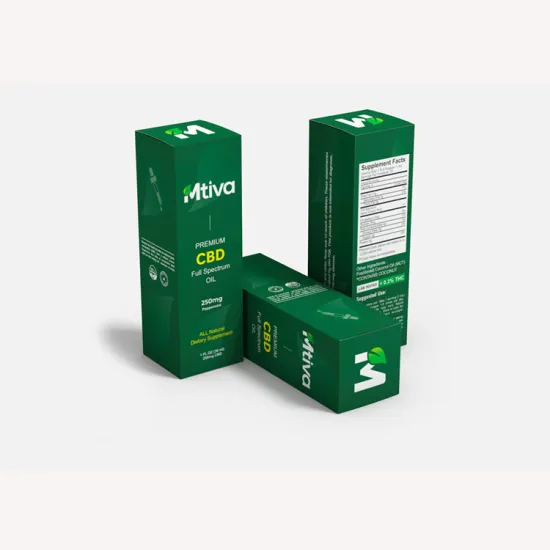 Custom Printing Logo Fast Deliver CBD Packaging Box