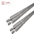 Mataas na katumpakan bimetallic conical twin screw at bariles para sa PVC extrusion