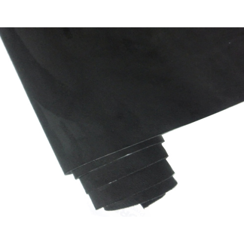 Black Car Interior Vinyl Micron Suede Fabric