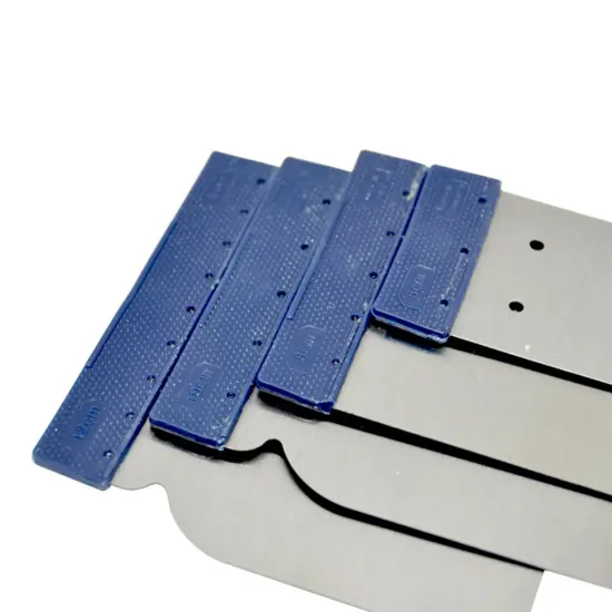 SS Zhanye Direct Manufacturer OEM Putty Knife Steel Paint Scraper Set (50mm/80mm/100mm/120mm)