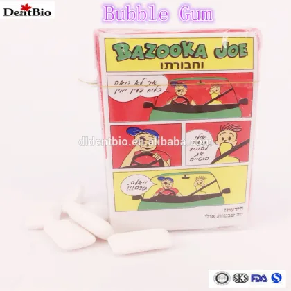 Flip box bubble gum chewing whiting gum