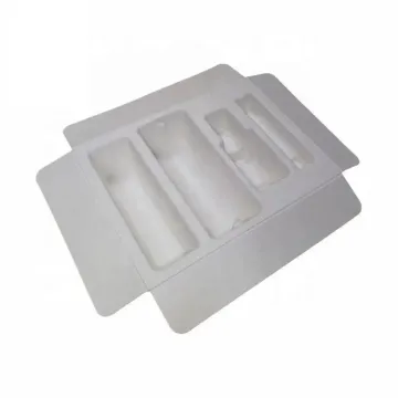 Pulp Disposable Cosmetics Packaging Recycled Paper Tray