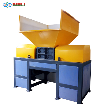 Double shaft shredder for recycling aluminum soda metal can