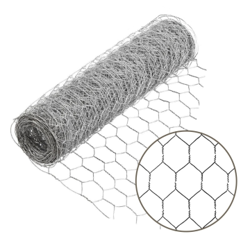 1/2 '1/4 inci Hexagonal Galvanized Chicken Mees Fencing untuk Ternakan