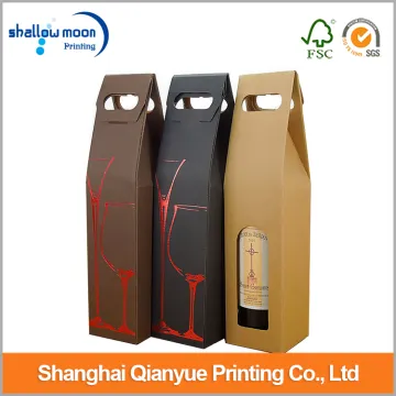 Fashional Wine Packaging Box Manufacturer With Window