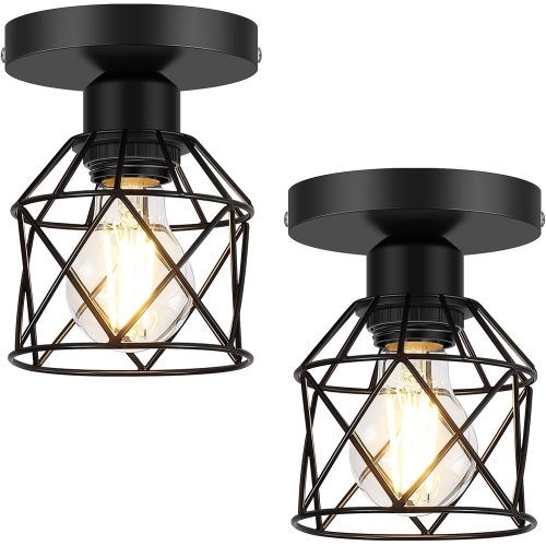 Farmhouse Semi Flush Mount Ceiling Light